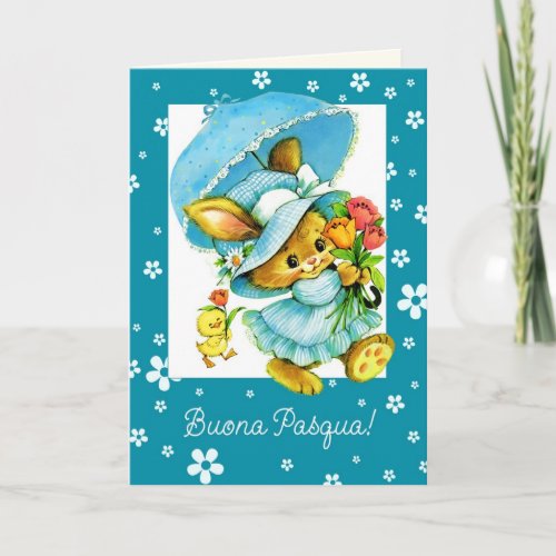 Buona Pasqua Easter Card in Italian