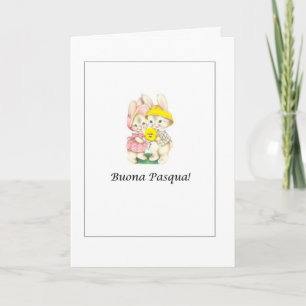 Buona Pasqua, Italian Easter Card