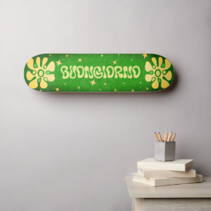 Buongiorno! Vibrant Italian Inspired Floral Skateboard