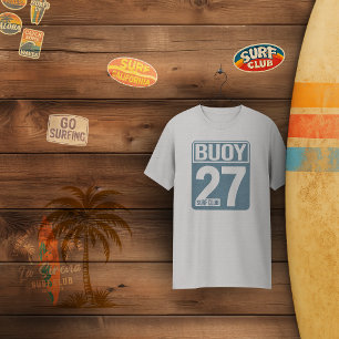 Buoy 27 Surf Club Vintage Coastal T-Shirt
