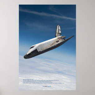 Buran Spaceplane: Cloud Descent Poster