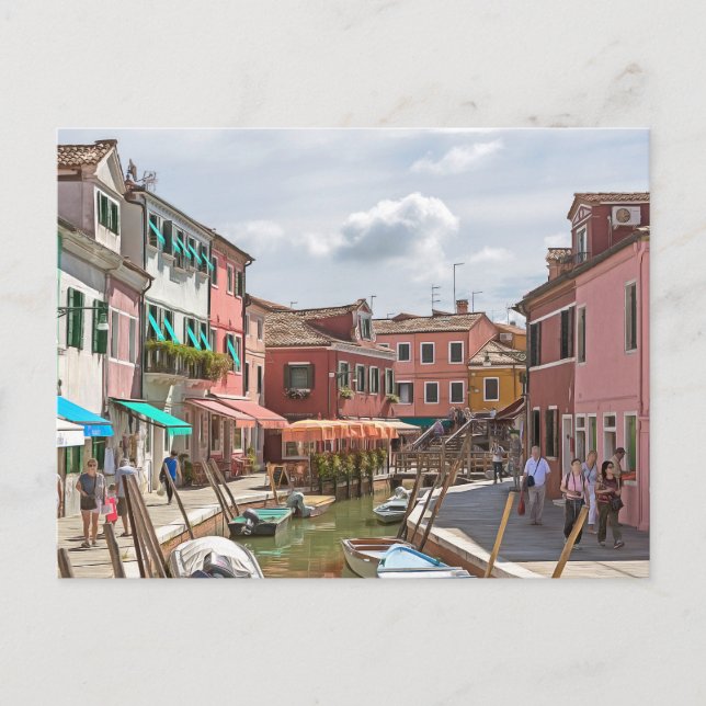  Burano. #10.   Postcard (Front)