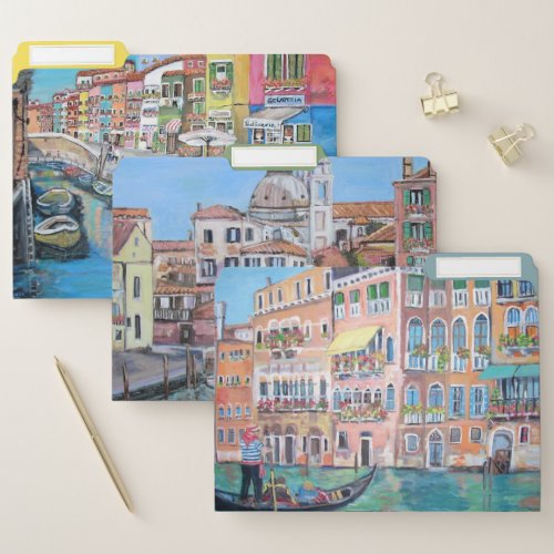 Burano e Venezia _ Set of File Folders