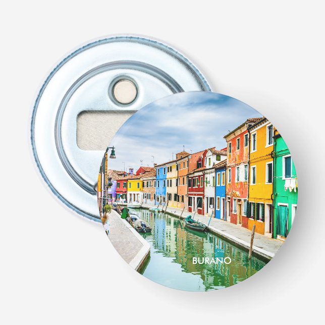 Burano, Italy Bottle Opener (Front)