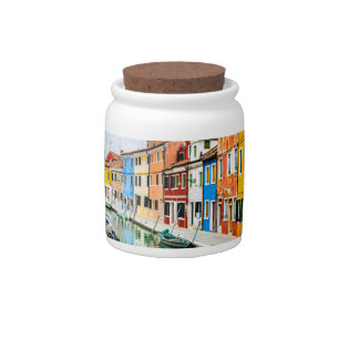 Burano, Italy Candy Jar