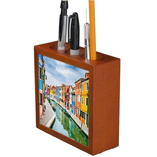 Burano Italy Desk Organizer