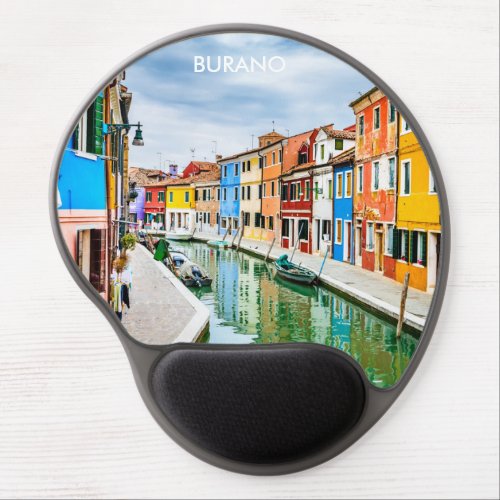 Burano Italy Gel Mouse Pad