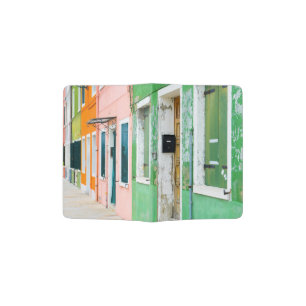 Burano Italy near Venice Italy Passport Holder