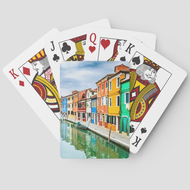 Burano, Italy Poker Cards (Back)