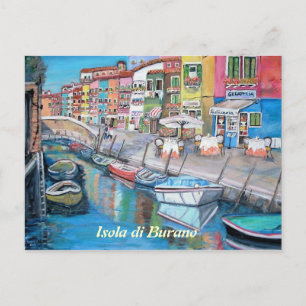 Burano, Italy - Postcard