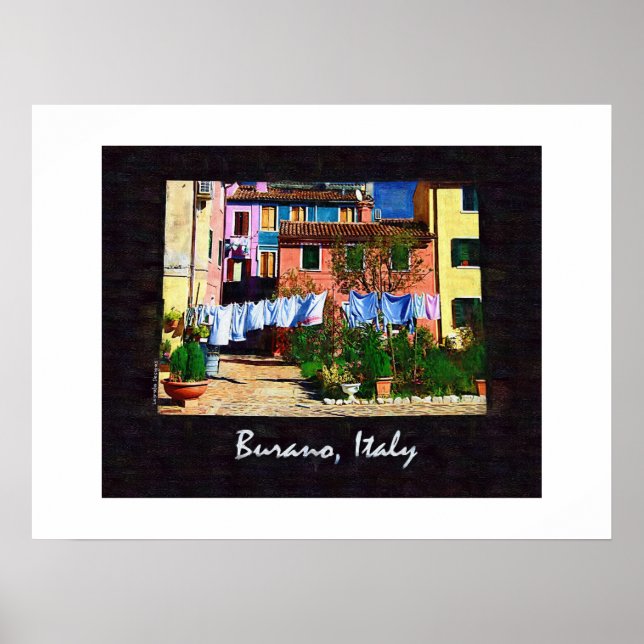 Burano Italy Poster (Front)