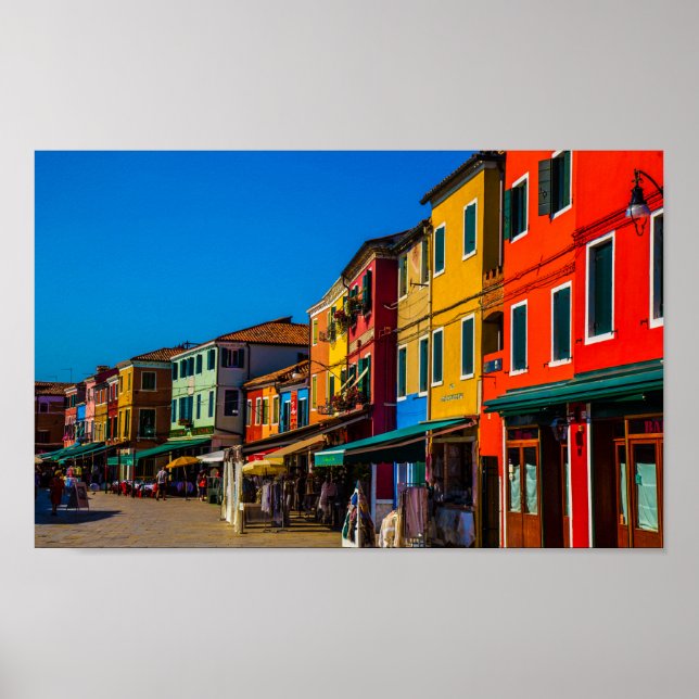 Burano, Italy Poster (Front)