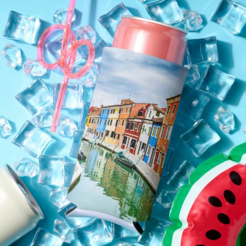 Burano Italy Seltzer Can Cooler