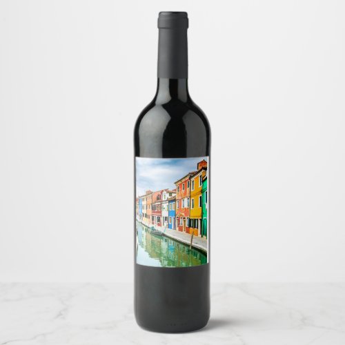 Burano Italy Wine Label