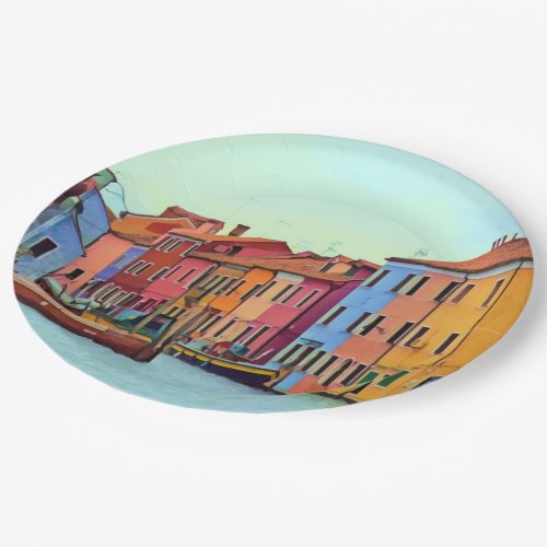 BURANO _ Venetian Lagoon Venice _ Burano Paper Plates