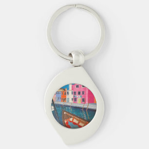 Burano Venice Italy Keychain