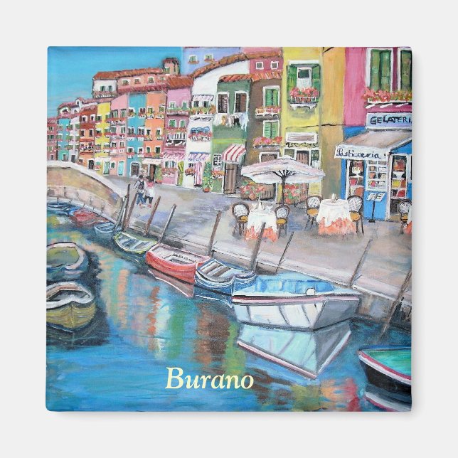 Burano, Venice - Magnet (Front)