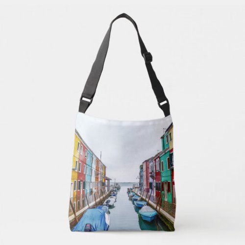 Burano Venice Metropolitan City of Venice Italy Crossbody Bag