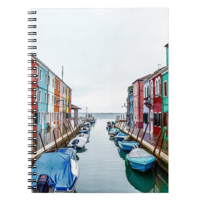 Burano Venice Metropolitan City of Venice Italy  Notebook (Front)