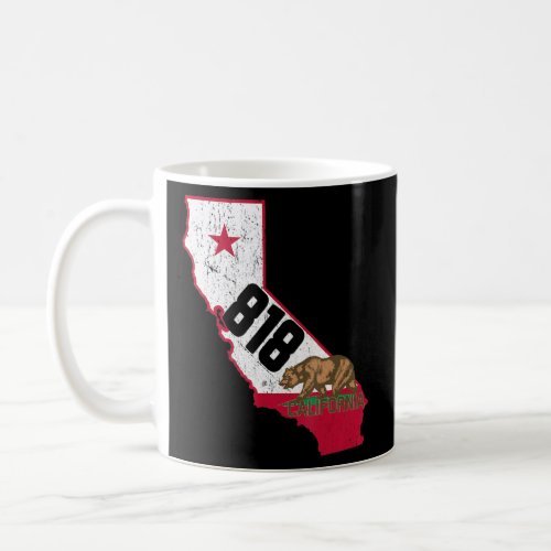 Burbank Area Code 818 Phone Number California Souv Coffee Mug