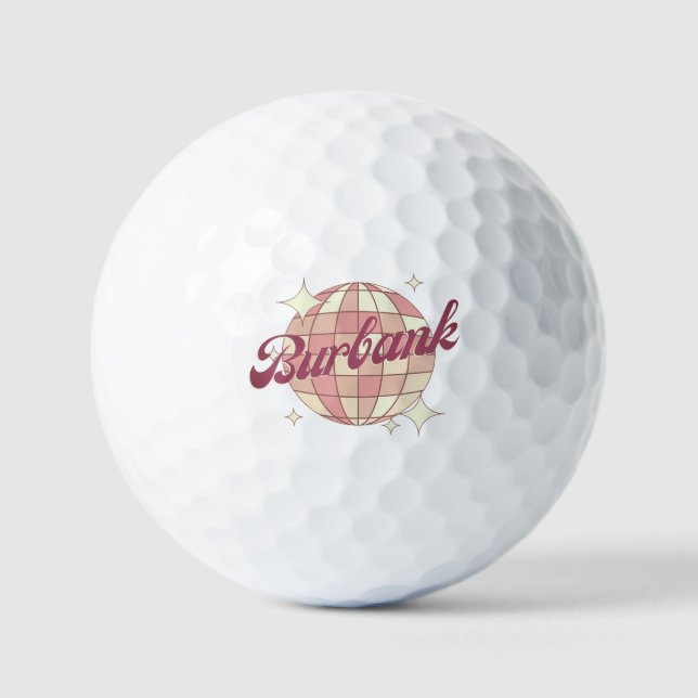 Burbank California accessory golfing golfer  Golf Balls (Front)