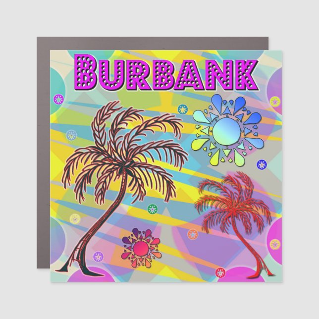 Burbank Happy and Hope Magnet (Front)