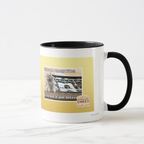 Burbon St Balcony Kitteh Mug