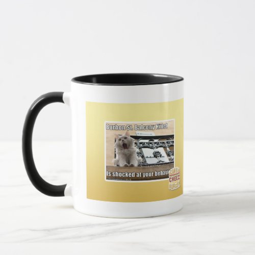 Burbon St Balcony Kitteh Mug