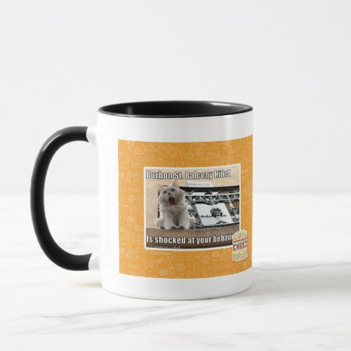 Burbon St Balcony Kitteh Mug