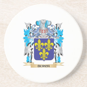 Burch Coat of Arms Drink Coaster