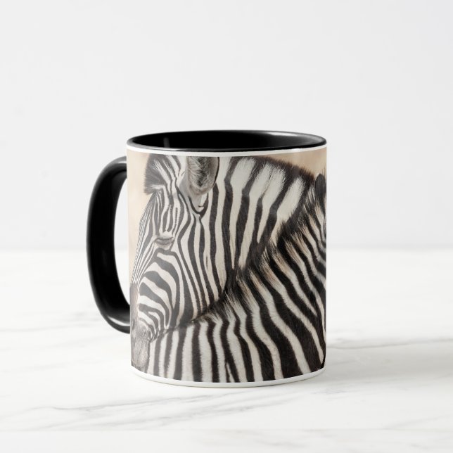 Burchell's Zebras Necking Mug (Front Left)