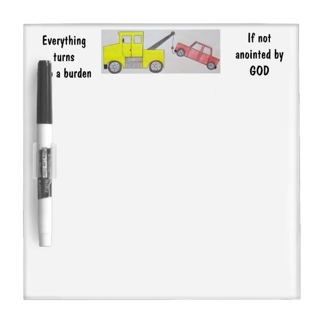 Burden Dry Erase Board (Front)