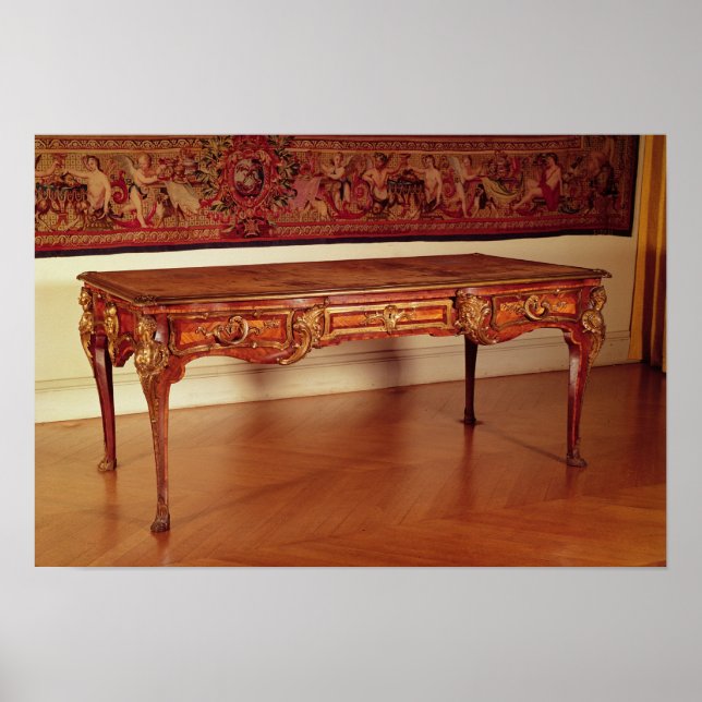 Bureau plat, French, Cressent, 1730 Poster (Front)