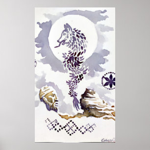 Burebista, the Dacian wolf and the Sphynx Poster