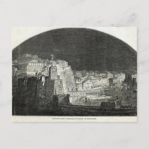 Burford's New Panorama of Naples by Moonlight Postcard
