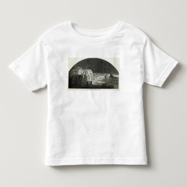 Burford's New Panorama of Naples by Moonlight Toddler T-shirt (Front)