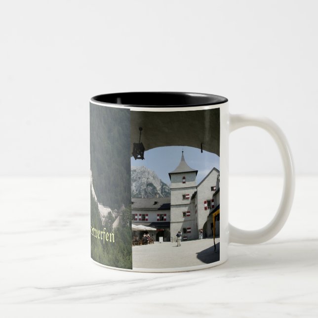 Burg Hohenwerfen Two-Tone Coffee Mug (Right)