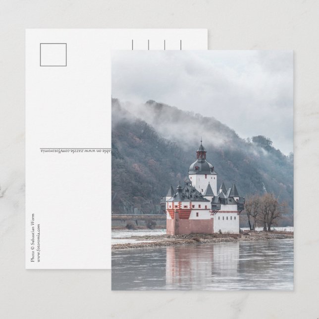Burg Pfalzgrafenstein Postcard (Front/Back)
