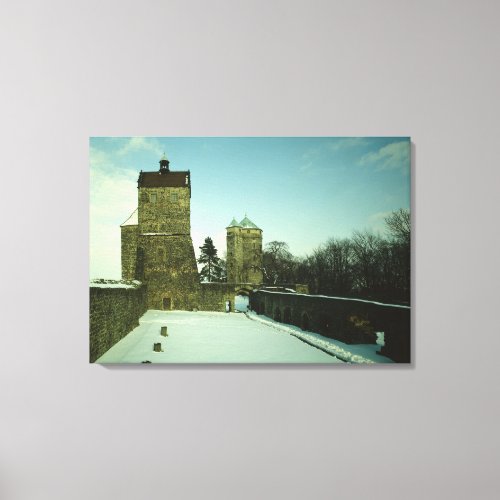 Burg Stolpen built c1100 Canvas Print
