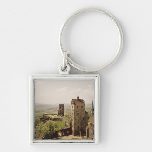 Burg Stolpen built c1100 Keychain