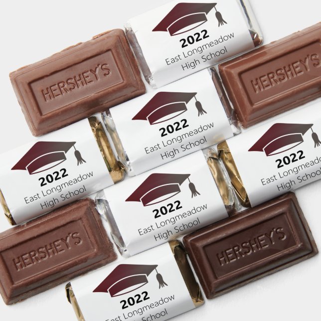 Burgandy Graduation Party Candy Ideas Hershey's Miniatures (Assorted)