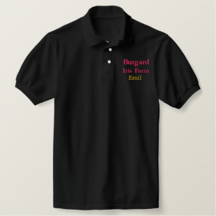 Burgard, Iris Farm, Emil Embroidered Polo Shirt