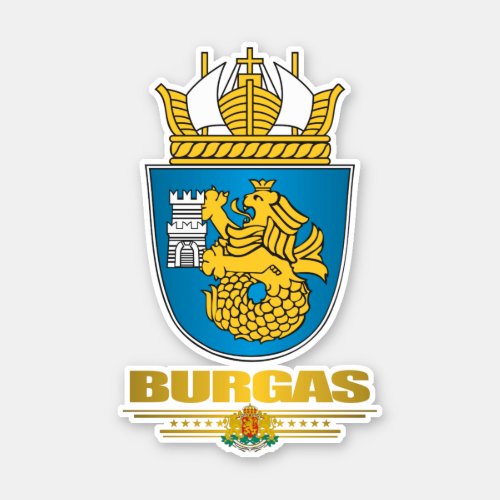 Burgas COA Sticker