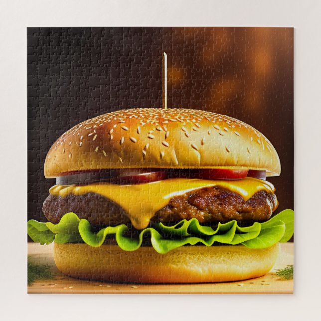 Burger 676 Piece Jigsaw Puzzle (Vertical)
