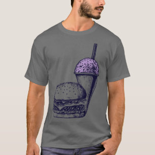 Burger and a Grape Snow Cone T-Shirt