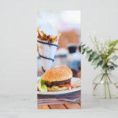 Burger and french fries (Standing Front)