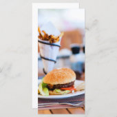 Burger and french fries (Front/Back)