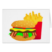 Burger and Fries (Front Horizontal)