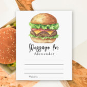 Burger BBQ Time Capsule Message