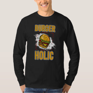 Burger Beef Meat Diner Yummy Restaurant Bread Buns T-Shirt